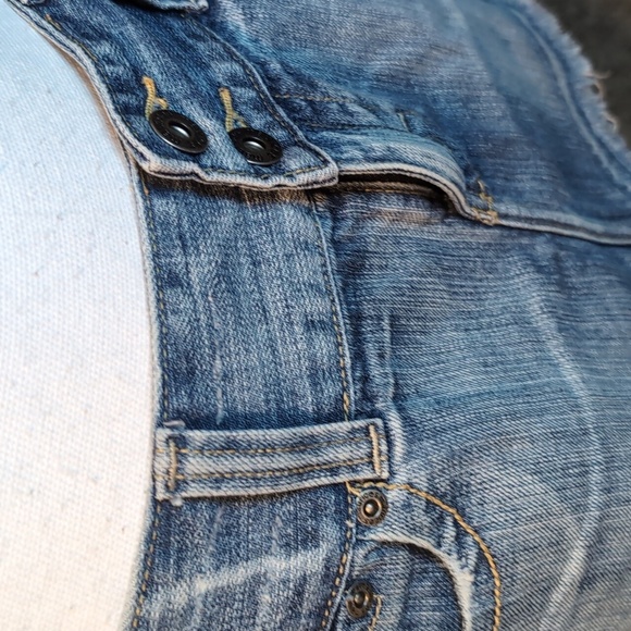 Maurices PREMIUM MINI JEAN SKIRT Festival Denim SZ 9/10 - Picture 10 of 13